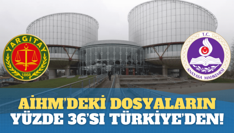 AİHM’deki dosyaların yüzde 36’sı Türkiye’den!