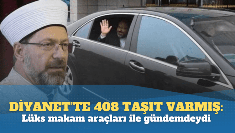 Diyanet’te 408 taşıt varmış: Lüks makam araçları ile gündemdeydi