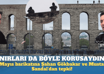 ‘Keşke sınırları da böyle korusaydınız’: Polisin, 1 Mayıs barikatına Şahan Gökbakar ve Mustafa Sandal’dan tepki!