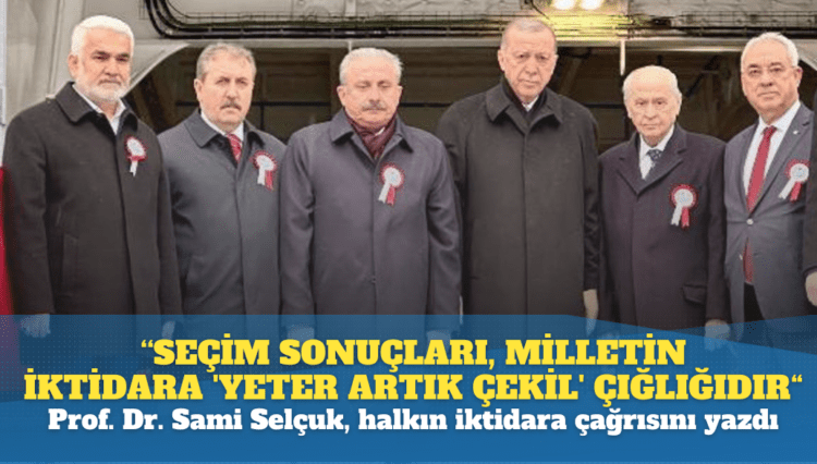 ”31 Mart yerel seçim sonuçları milletin, İktidara ve destekçilerine ‘Yeter artık çekil’ çığlığıdır”