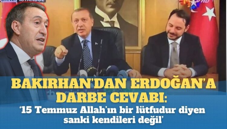 Bakırhan’dan Erdoğan’a darbe cevabı: ‘15 Temmuz Allah’ın bir lütfudur diyen sanki kendileri değil’