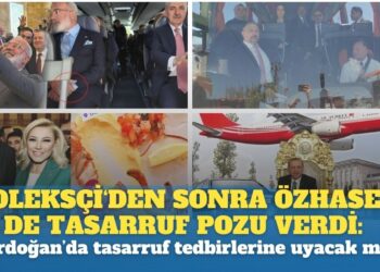 Roleksçi‘den sonra Özhaseki de tasarruf pozu verdi: Sosyal medya kullanıcıları “Erdoğan’da bu tasarruf tedbirlerine uyacak mı?” diye sordu