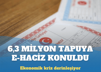 Ekonomik kriz derinleşiyor: 6,3 milyon tapuya e-haciz konuldu
