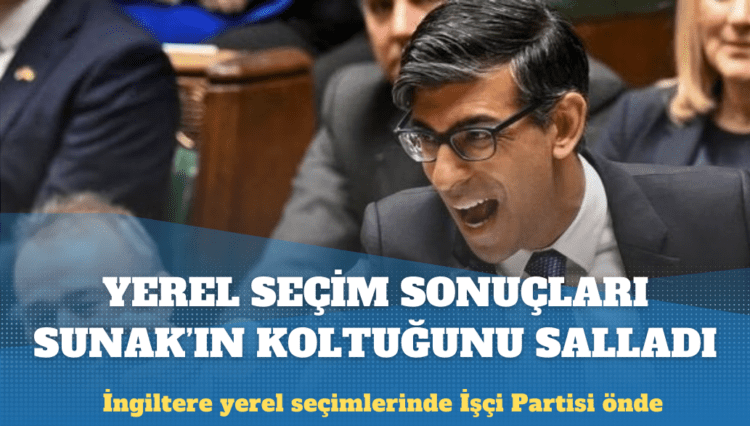 İngiltere yerel seçimlerinde İşçi Partisi önde, Başbakan Sunak büyük kayıp yaşadı