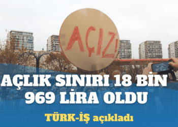 TÜRK-İŞ açıkladı: Açlık sınırı 18 bin 969 lira oldu