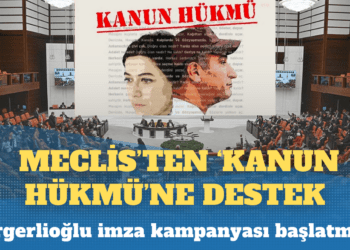 Gergerlioğlu’nun ‘Kanun Hükmü’ kampanyasına 69 milletvekili destek verdi