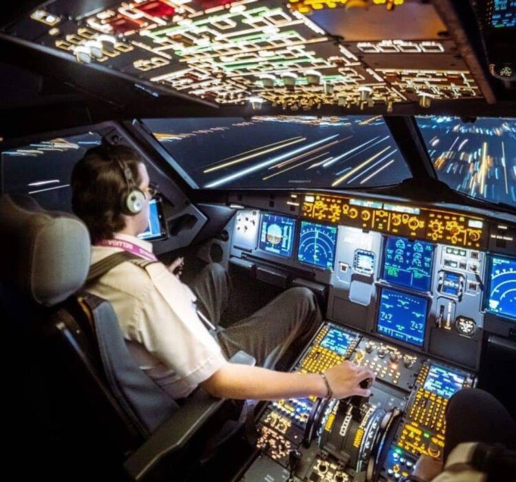 Yemekhanede pilotluk sınavı