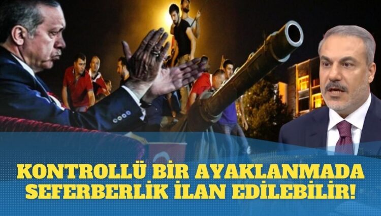 15 Temmuz gibi kontrollü bir ayaklanmada seferberlik ilan edilebilir