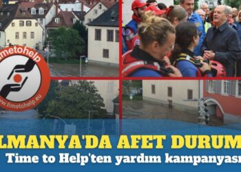 Almanya’da afet durumu: Time to Help’ten yardım kampanyası