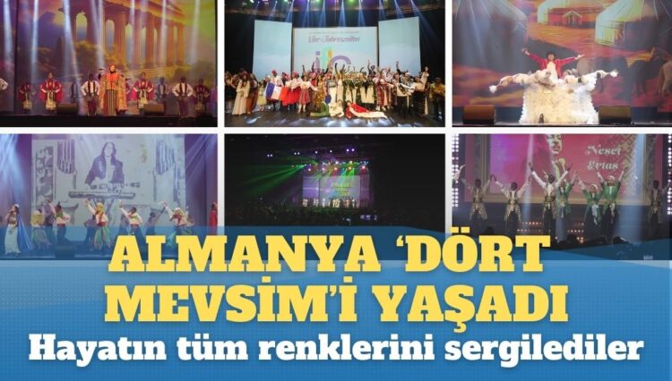 Almanya ‘Dört Mevsim’i yaşadı: Hayatın tüm renklerini sergilediler