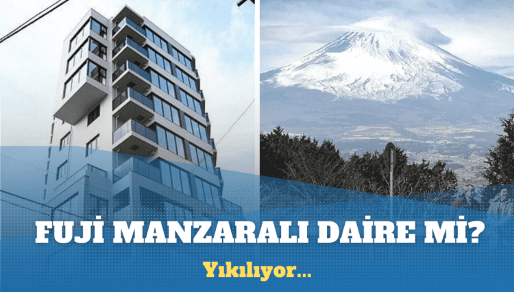 Japonya’da Fuji Dağı manzarasını kapatan apartman yıkılacak