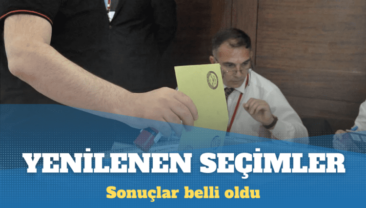 Yenilenen seçimlerde sonuçlar belli oldu