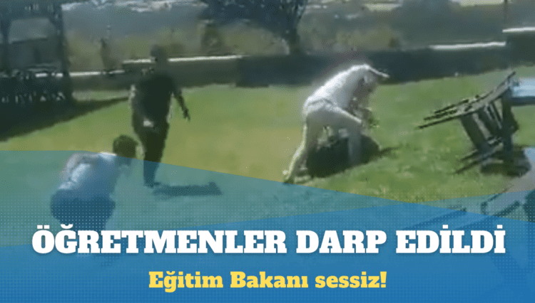 Haklarını isteyen öğretmenler darp edildi