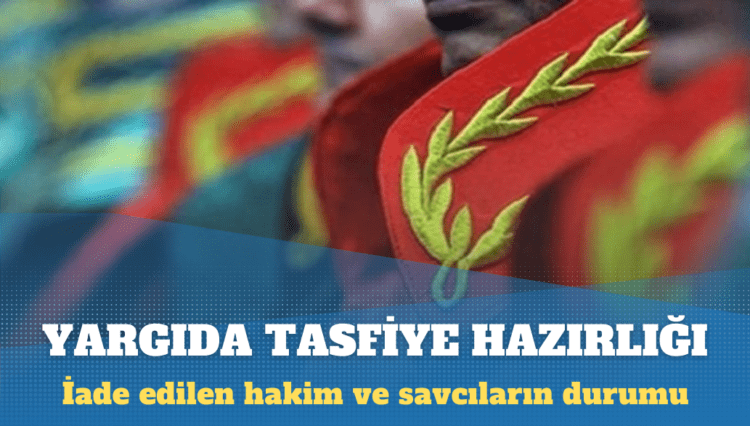 Yargıda tasfiye hazırlığı