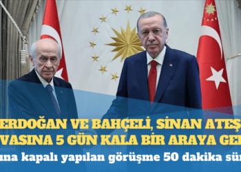 Erdoğan ve Bahçeli, Sinan Ateş davasına 5 gün kala bir araya geldi