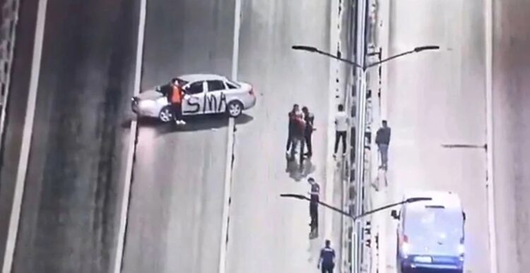 Boğaziçi Köprüsü’nde SMA eylemi yapan kişi tutuklandı