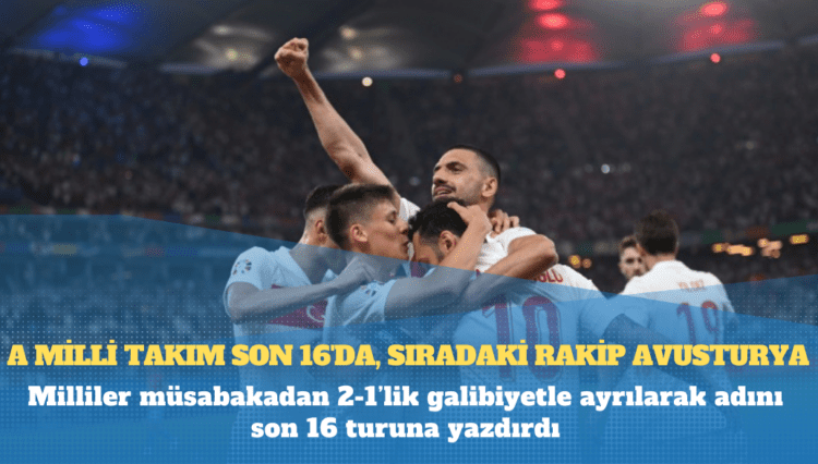 A Milli Takım son 16’da, sıradaki rakip Avusturya