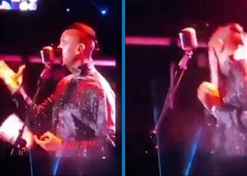 Cem Adrian’a pet şişeli saldırı: Şarkı söylerken atılan şişe yüzüne isabet etti!