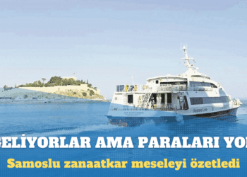 Samoslu zanaatkar: Türkler geliyor ama paraları yok!