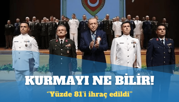 Erdoğan: 15 Temmuz’dan sonra kurmay subayların yüzde 81’i ihraç edildi