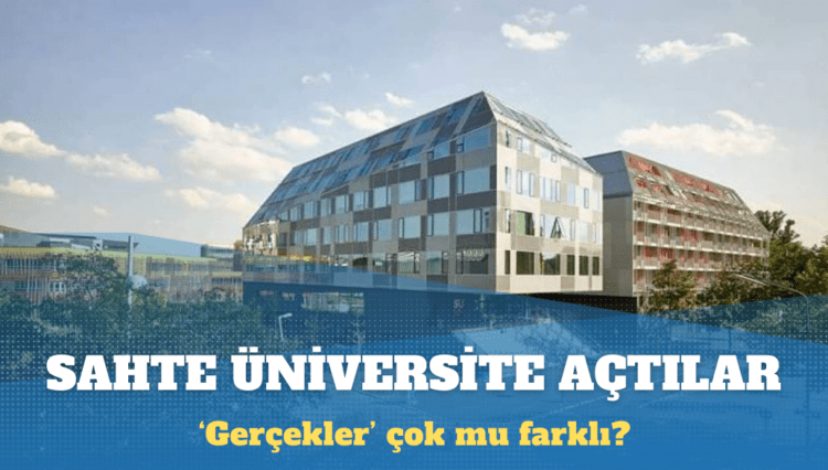 Üniversitenin de sahtesini açtılar