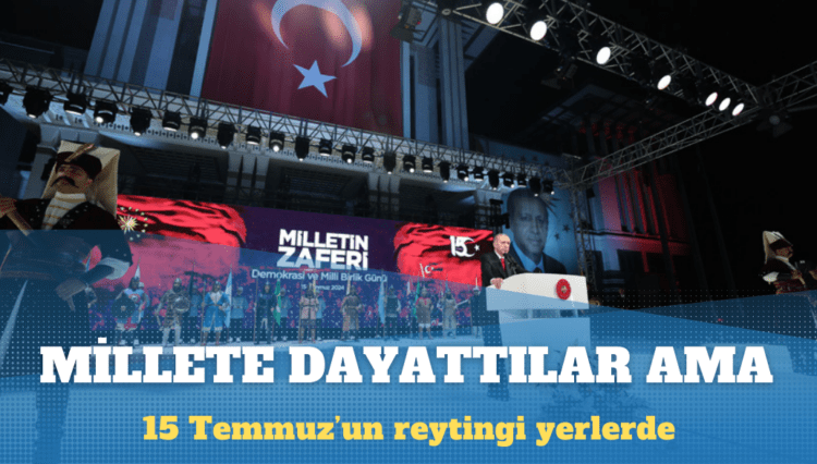 Saray’ın 15 Temmuz yayını izlenmedi