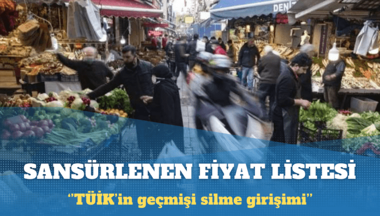 DİSK ‘TÜİK’in sansürlediği’ enflasyon madde sepeti fiyat listesini yayınladı