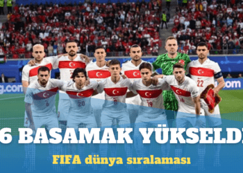 Türkiye FIFA sıralamasında 16 basamak yükseldi