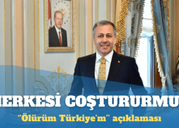 Ali Yerlikaya: ‘Ölürüm Türkiye’m’ şarkısı herkesi coşkulandırır