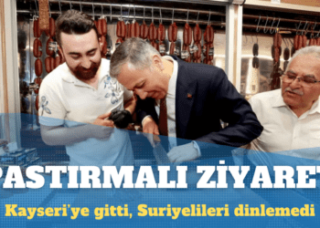 Kayseri’yi ziyaret eden İçişleri Bakanı Yerlikaya Suriyelileri dinlemedi