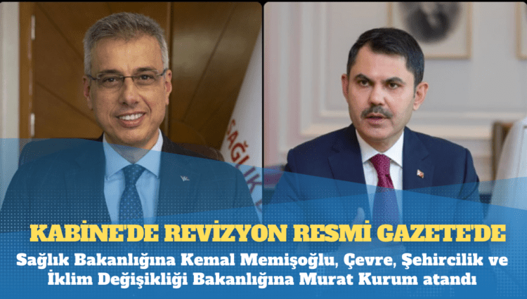 Kabine’de revizyon Resmi Gazete’de: Koca ve Özhaseki “af talebinin kabulüyle” görevden alındı, Murat Kurum yeniden Kabine’de