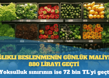 BES-AR: Sağlıklı beslenmenin günlük maliyeti 880 lirayı geçti