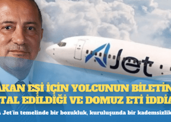 Fatih Altaylı’dan AJet’te bakan eşi için yolcunun biletinin iptal edildiği ve domuz eti iddiası