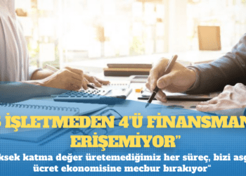 TÜRKONFED Başkanı Sönmez: “5 işletmeden 4’ü finansmana erişemiyor”