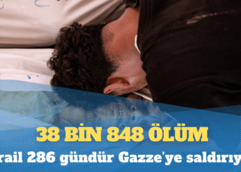 İsrail 286 gündür Gazze’ye saldırıyor: 38 bin 848 ölüm