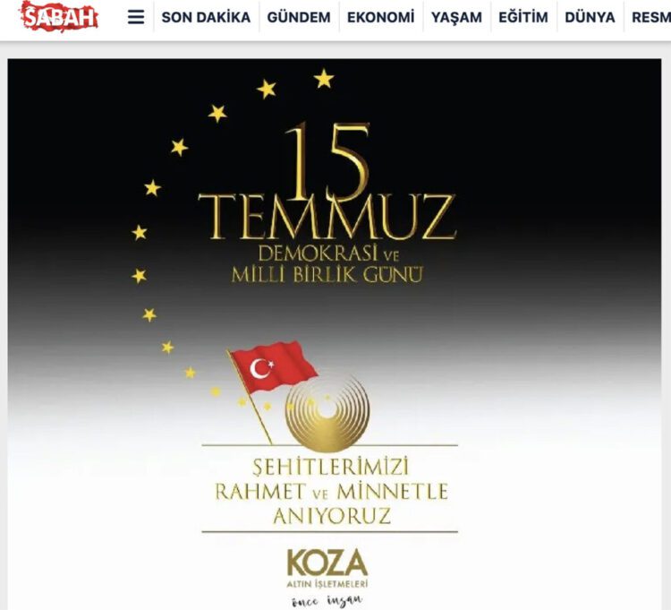 Yandaş medyaya 15 Temmuz ilanıyla kaynak transferi yapıldı