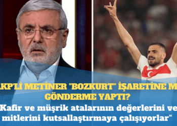 AKP’li Metiner “bozkurt” işaretine mi gönderme yaptı: Kafir ve müşrik atalarının değerlerini ve mitlerini kutsallaştırmaya çalışıyorlar