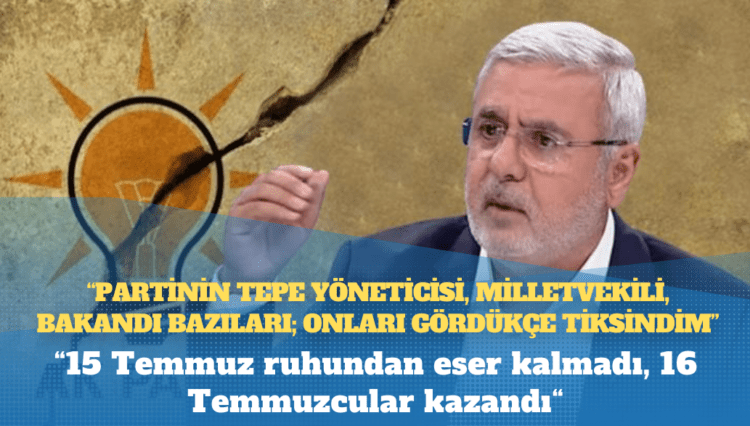 AKP’li Mehmet Metiner: 15 Temmuz ruhundan eser kalmadı, 16 Temmuzcular kazandı