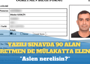 Yazılı sınavda 90 alan öğretmen de mülakatta elendi: Aslen nerelisin?