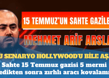 Sahte 15 Temmuz gazisi 5 mermi yedikten sonra zırhlı aracı kovalamış