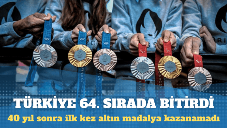 2024 Paris Olimpiyat Oyunları madalya sıralaması: Türkiye 64’üncü bitirdi