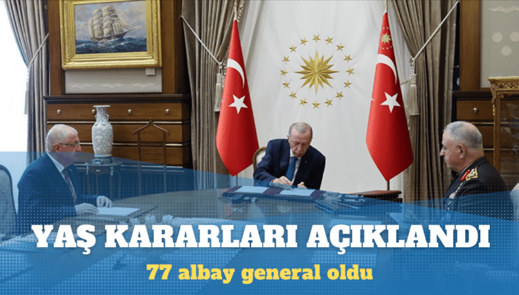 Yüksek Askeri Şura kararları açıklandı