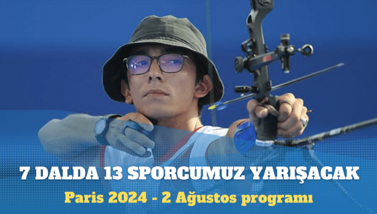 2024 Paris Olimpiyat Oyunları: Türkiye’nin 2 Ağustos programı