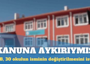 MEB, 6 ildeki 30 okulun isimlerinin değiştirilmesini istedi