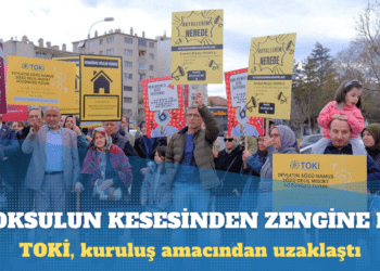 Halkın parasıyla zenginlere ev