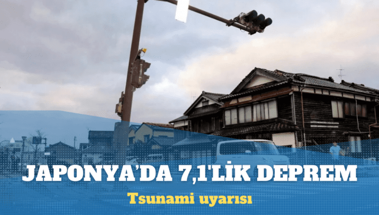 Japonya’da 7,1 büyüklüğünde deprem: Tsunami uyarısı