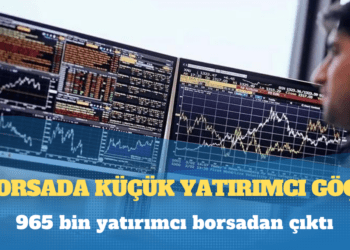 Borsada küçük yatırımcı göçü: 965 bin yatırımcı borsadan çıktı