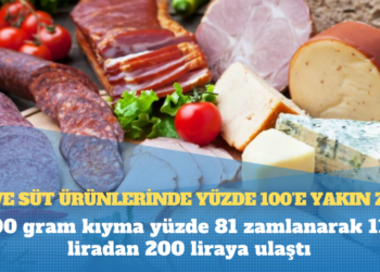 Et ve süt ürünlerinde yüzde 100’e yakın zam