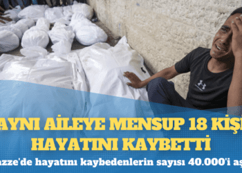 İsrail’in Gazze’ye yönelik saldırısında aynı aileye mensup 18 kişi hayatını kaybetti