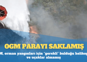 OGM, orman yangınları için “gerekli” bulduğu helikopter ve uçaklar almamış